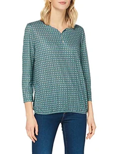 Gerry Weber T-shirt damski, Zielony nadruk, 38 PL - Koszulki i topy damskie - miniaturka - grafika 1