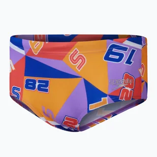 Slipy kąpielowe dziecięce Speedo 13 Allover Club Training Digital Brief - Kąpielówki dla chłopców - miniaturka - grafika 1