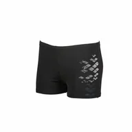 Kąpielówki męskie - Męskie Bokserki kąpielowe ARENA M DONGLE LONG SHORT 002285/500 – Czarny - miniaturka - grafika 1