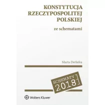 Derlatka Marta Konstytucja Rzeczypospolitej Polskiej ze schematami - dostępny od ręki, natychmiastowa wysyłka - Historia świata - miniaturka - grafika 1