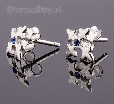 kolczyki do uszu KRZYŻ [STF-330]