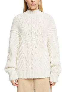 edc by ESPRIT Damski sweter 102CC1I320, 110/OFF biały, rozmiar XS - Swetry damskie - miniaturka - grafika 1