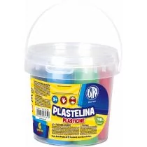 Astra Plastelina 6kol wiaderko - Masy plastyczne - miniaturka - grafika 1