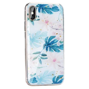 cofi1453® Etui Shell Marble Case Cover Stone Marble Design Glitter Pattern Etui na telefon komórkowy Etui na telefon komórkowy Fashion Case Protection Motif 2 dla iPhone 8 - Etui i futerały do telefonów - miniaturka - grafika 1