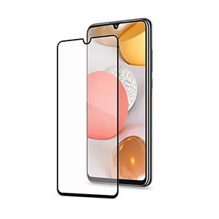 Celly Folia ochronna na wyświetlacz 2D do Samsung Galaxy A42, szkło hartowane, stopień twardości 9H, zapobiega pozostawianiu odcisków palców, odporna na zarysowania, czarna krawędź - Szkła hartowane na telefon - miniaturka - grafika 1