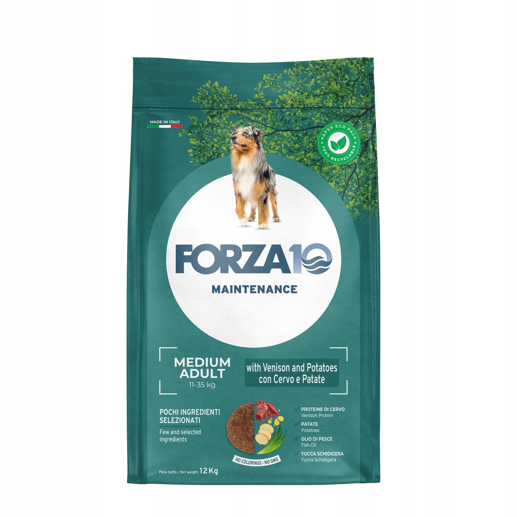 Forza 10 Medium Maintenance, jeleń i ziemniaki - 12 kg