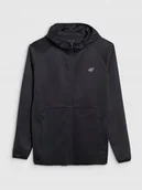 Bluzy męskie - 4F BLUZA MĘSKA TRENINGOWA REGULAR SZYBKOSCHNĄCA FNK M560 GŁĘBOKA CZERŃ M - miniaturka - grafika 1