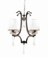 Lampy sufitowe - Lumina Deco Deco Klasyczny Żyrandol Kryształowy Venisia W4 LDP 8810-4 - miniaturka - grafika 1