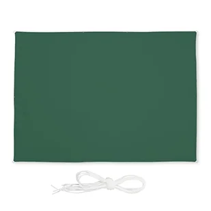 Relaxdays Żagiel przeciwsłoneczny, 3,5 x 4,5 m, odporny na działanie wody, poliester, prostokątne płótno żaglowe, linki napinające, do ogrodu i na balkon, zielony - Parasole ogrodowe - miniaturka - grafika 1