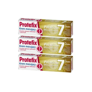 3x Protefix® Krem mocujący PREMIUM MOCOWANIE, 3x47 g ZESTAW - Higiena protez i aparatów ortodontycznych - miniaturka - grafika 1