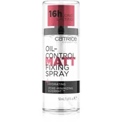 Toniki i hydrolaty do twarzy - Catrice Catrice Oil-Control Matt Fixing Spray 50 ml - miniaturka - grafika 1