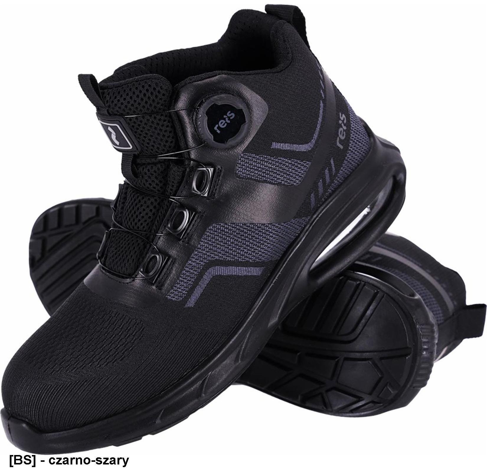 Trzewik but bezpieczny podnosek dziany materiał tekstylny żywica termoutwardzalna podeszwa antypoślizgowa wkładka antyprzebiciowa męskie BRWING-T S1PL SR FO 46