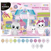 Malowanie po numerach - Obraz malowanie po numerach kidea kotki - miniaturka - grafika 1