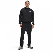 Spodnie męskie - Męskie spodnie casual tkaninowe Under Armour UA Rival Woven Windbreaker Pant - czarne - miniaturka - grafika 1