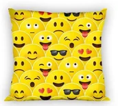 Poszewki na poduszki - FARO Poszewka na jasiek Emotikonki - 40x40 cm 018-1 - miniaturka - grafika 1