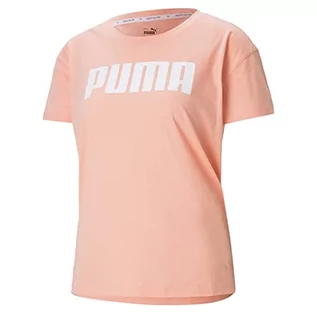 Koszulki i topy damskie - PUMA Różowa koszulka damska RTG Logo, Różowy, S - grafika 1