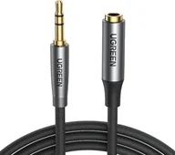 Kable komputerowe i do monitorów - Kabel Ugreen Jack 3.5mm - Jack 3.5mm 1m srebrny UGR982BLK - miniaturka - grafika 1