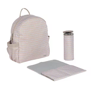 Lassig Marv Plecak Backpack Mesh beige 4103006305 - Torby i organizery dla mam - miniaturka - grafika 1