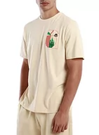 Koszulki męskie - Kappa Vakon Authentic T-shirt męski, kolor naturalny/beżowy, S, naturalny/beżowy, S - miniaturka - grafika 1