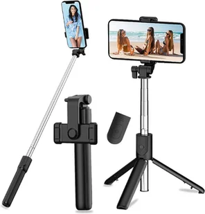 Selfie-stick Tripod Kijek, statyw do telefonu do robienia zdjęć PSI-F120-Czarny - Selfie stick Selfie-stick Tripod Kijek, statyw do telefonu do robienia zdjęć PSI-F120-Czarny - Selfie stick - miniaturka - grafika 1