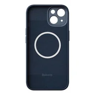 Etui i futerały do telefonów - Baseus Zestaw ochronny Liquid Silica etui magnetyczne i szkło hartowane do iPhone 14 (niebieski) - miniaturka - grafika 1