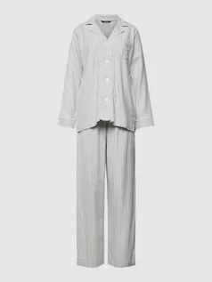 Bielizna nocna - Piżama z wzorem w paski - grafika 1