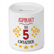 Skarbonki - Dla Aspiranta Skarbonka na Urodziny na Prezent z Nadrukiem ze Zdjęciem + Opakowanie na prezent (wzór 01) - miniaturka - grafika 1