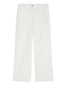 Spodnie damskie - Marc O´Polo Spodnie sztruksowe w kolorze białym - miniaturka - grafika 1