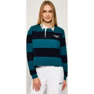 Koszulki i topy damskie - Guess Jeans Polo RUGBY Loose fit - miniaturka - grafika 1