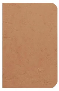 Clairefontaine"Age Bag" brun Notesbog 9x14cm, 96 sider/48 ark, 90gram hvidt papir, linieret, karton omslag - Zeszyty szkolne - miniaturka - grafika 1