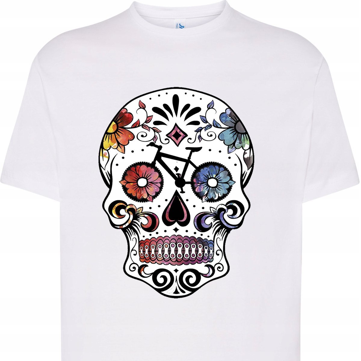 KOSZULKA NA ROWER KOLARSKA MTB CZASZKA XXL 3236