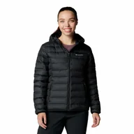 Kurtki damskie - Damska kurtka puchowa Columbia Lake 22 II Down Hooded Jacket black - XS - miniaturka - grafika 1