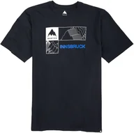 Koszulki męskie - t-shirt męski BURTON LOCAL TEE INNSBRUCK True Black - miniaturka - grafika 1