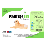 Specjalistyczne artykuły dla zwierząt - PannolIN Pieluchy dla suczki rozm. L 32x52cm 20szt/opak. - miniaturka - grafika 1