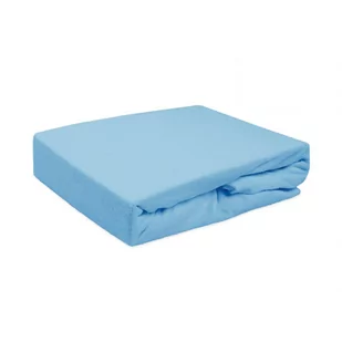 Darymex Prześcieradło z gumką Frotte niebieskie 130/140x200 cm 5907761009967 - Prześcieradła - miniaturka - grafika 1