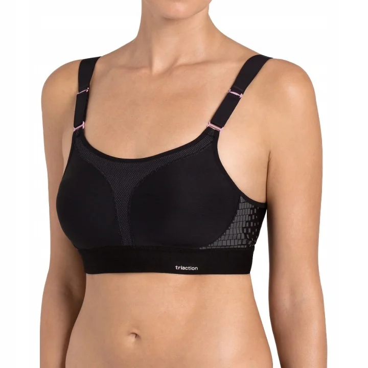 Biustonosz Sportowy Triumph Triaction Extreme Lite N 80A Czarny Miękki