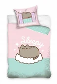 Pościel dla dzieci - POŚCIEL bawełniana KOT PUSHEEN 160x200 - miniaturka - grafika 1