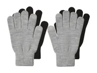 Rękawiczki - esmara® Opaska lub Czapka lub Rękawiczki lub Szalik (Rękawiczki, Szary/ czarny, L/XL) - miniaturka - grafika 1