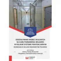 Oddziaływania wobec skazanych na karę pozbawienia wolności w polskim systemie penitencjarnym - Podręczniki dla szkół wyższych - miniaturka - grafika 1