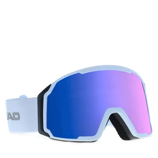 Gogle Head Neves Blue White 391734 Biały - Gogle narciarskie - miniaturka - grafika 1