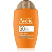 Balsamy i kremy do opalania - Avene Sun SPF 50 Ultra Fluid Perfector Bardzo wysoka ochrona, 50 ml - miniaturka - grafika 1