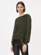 Bluzki damskie - ONLY Bluzka 15310223 Zielony Regular Fit - miniaturka - grafika 1