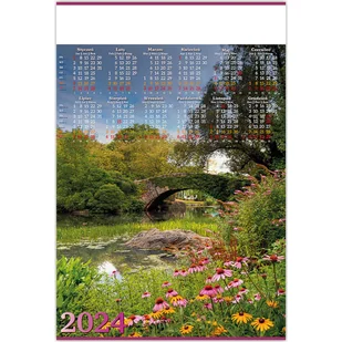 Kalendarz Plakatowy B1, P06 MOSTEK 67x98cm TELEGRAPH - Kalendarze - miniaturka - grafika 1