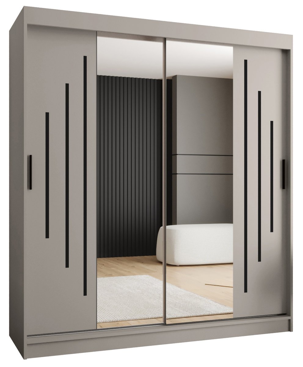 Szafa przesuwna RUBINO Y1 180 gł. 62 kaszmir