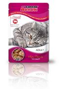 Mokra karma dla kotów - Benek Super Adult w sosie Beef wołowina 100g KBEN069_PAK12 - miniaturka - grafika 1