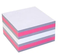 Etykiety samoprzylepne i bloki etykiet - TIERRA Kostka samoprzylepna Tres 75x75mm Fluo lawenda 450 KOSF75LAW - miniaturka - grafika 1