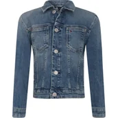 Kurtki i płaszcze dla chłopców - Tommy Hilfiger Jeansowa kurtka | Oversize fit - miniaturka - grafika 1