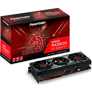 PowerColor Radeon RX 6800 XT Red Dragon - 16GB GDDR6 RAM AXRX 6800XT 16GBD6-3DHR/OC - Karty graficzne - miniaturka - grafika 1