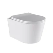 Miski WC - Biała miska wc wisząca Rimless Elite Tornado Hydrosan - miniaturka - grafika 1