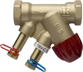 Zawory i kraniki - TBV-C - Zawór równoważący i regulacyjny do odbiorników końcowych z regulacją on-off DN15 LF gwinty wewnętrzne - miniaturka - grafika 1